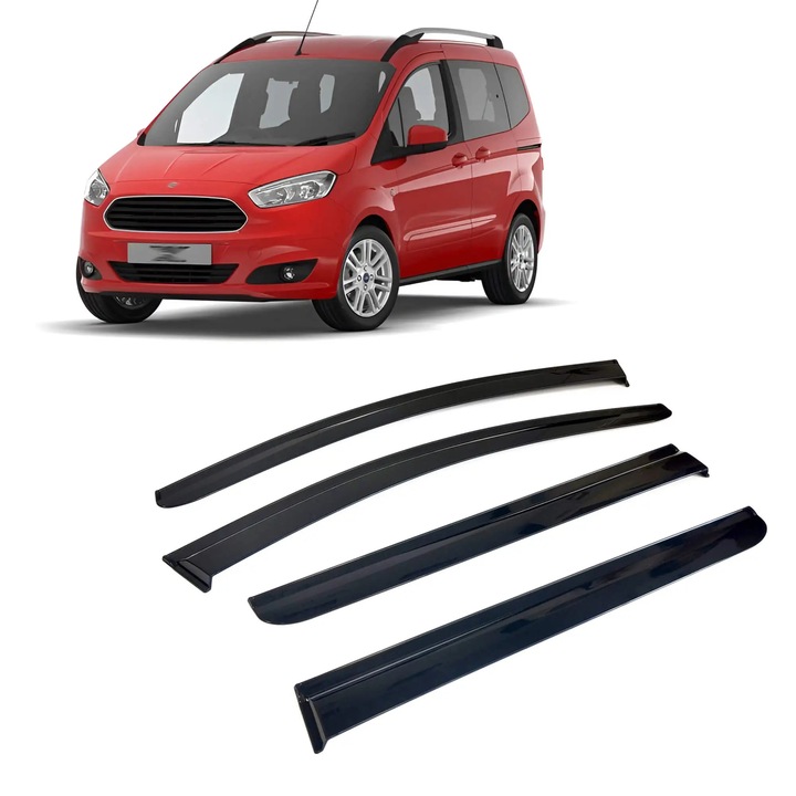 Спортни Ветробрани за Минибус Ford Tourneo Courier 2014-2023 Minivan – Комплект 4 броя – Залепващи