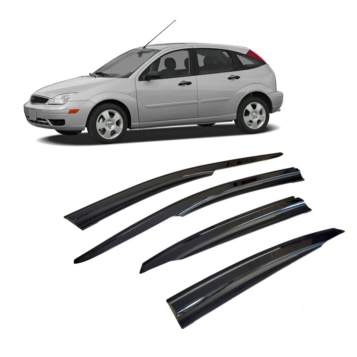 Спортни Ветробрани за Ford Focus II 2004-2010 Hatchback / Sedan – Комплект 4 броя – Залепващи