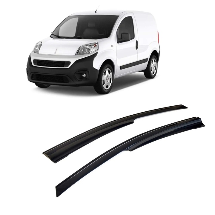 Спортни Ветробрани за Fiat Fiorino 2007 – 2023 Minivan – Комплект 2 бр. предни – Залепващи