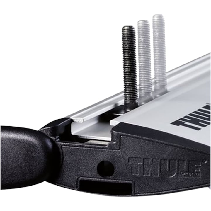 Adaptor prindere pe bare transversale THULE T-track Adapter 697-6, argintiu