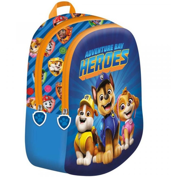 Mancs őrjárat mintás ovis hátizsák 27x21x10cm