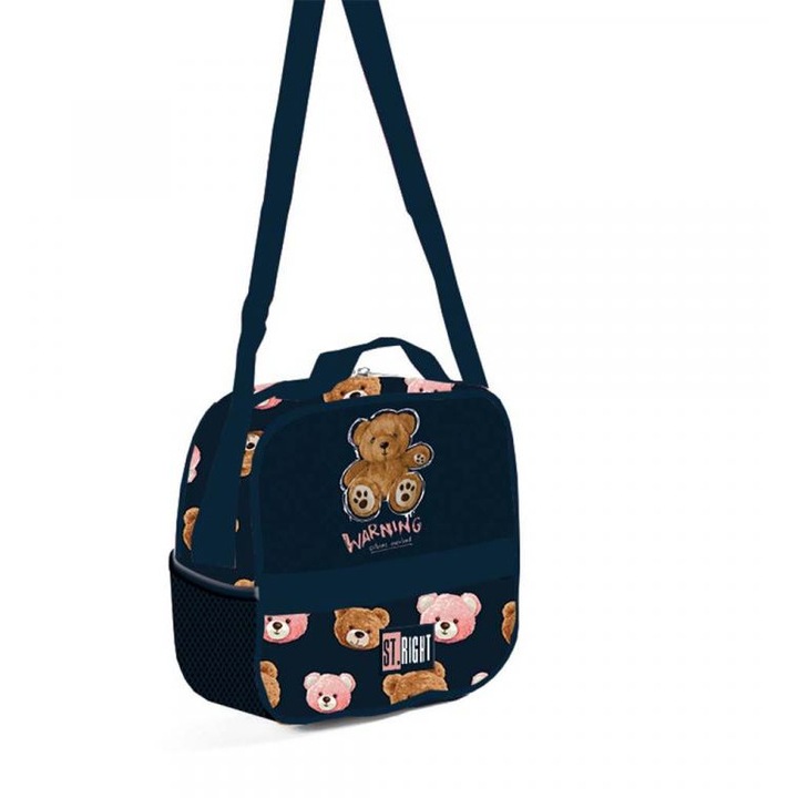 St.Right Teddy Bear Uzsonnástáska LB01 22x11x21cm