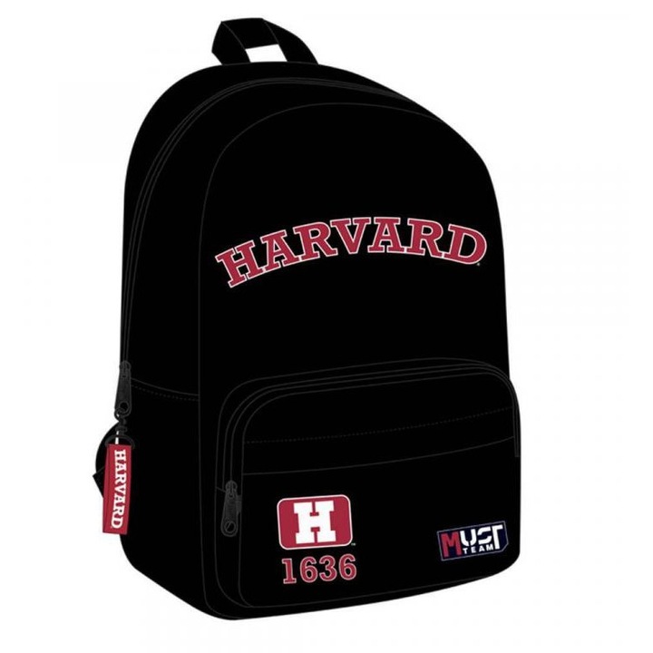 Luna: Must Team Harvard lekerekített iskolatáska, hátizsák 29x17x41cm