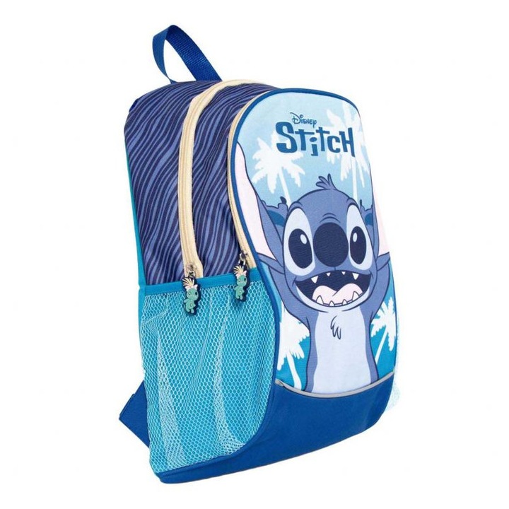 Lilo & Stitch Pro hátizsák elülső zsebvarrással