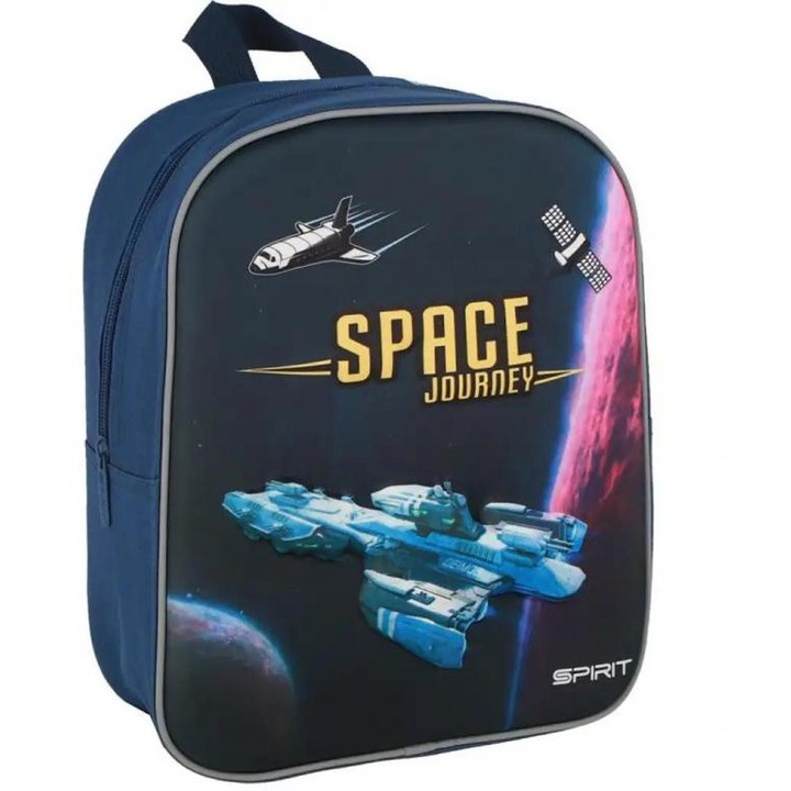 Spirit: Space Journey űrhajó 3D mintás ovis lekerekített hátizsák 30x25x12cm