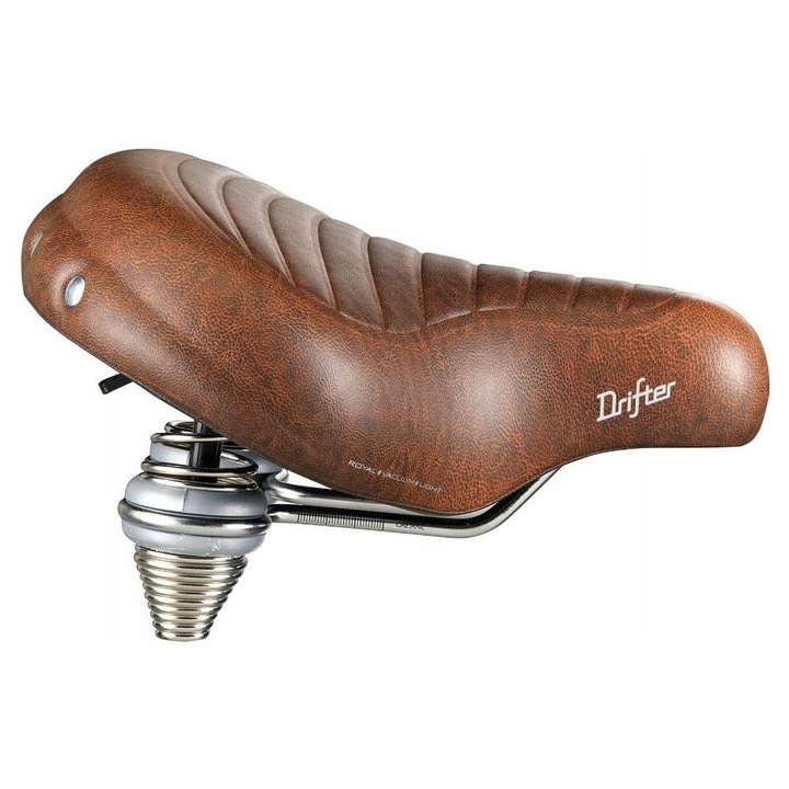 Sa de bicicleta Selle Royal Drifter Plus Relaxed, maro vintage, 245x270mm