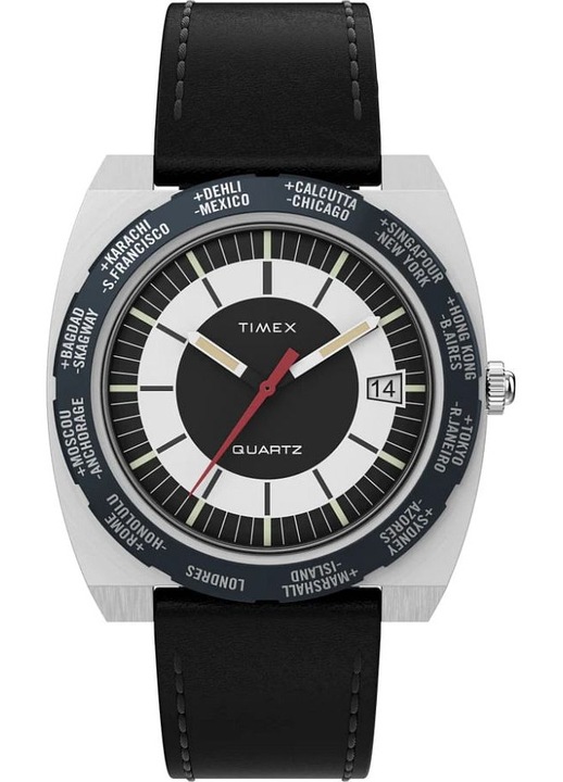 Timex World Time 1972 Reissue férfi karóra