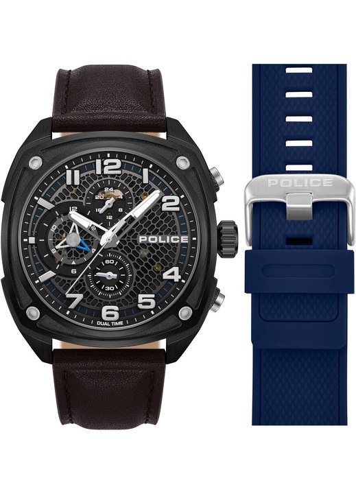 Police Portland Dual Time SET férfi karóra