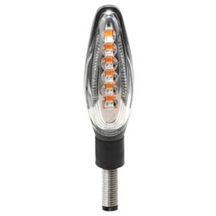 KOSO LED irányjelző Sonic első párban - fekete MBHR_1100624