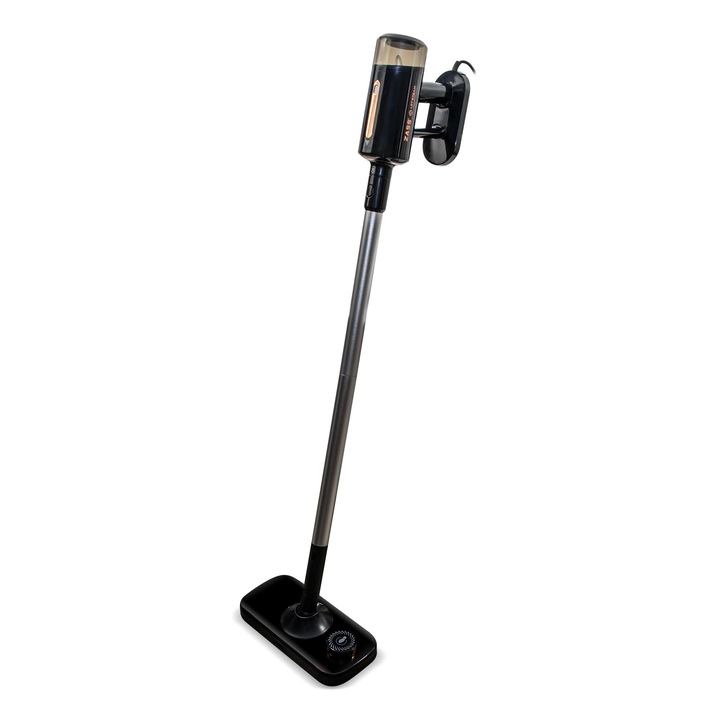 Aparat de curatat 2in 1 / mop multifunctional cu abur ZASS ZSMC 20 Negru, 1500W, rezervor apa 400ml, 25gr/min, incalzire in 35s