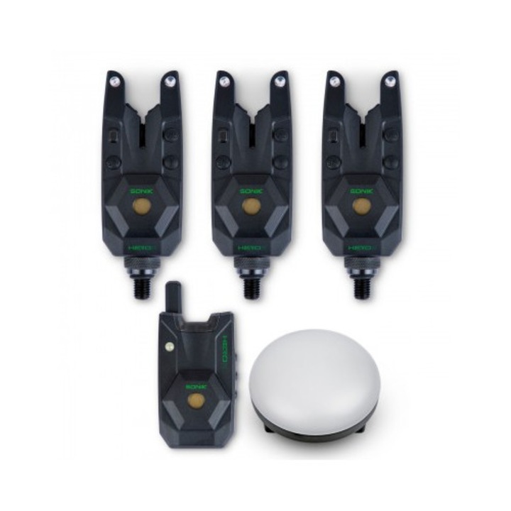 Set avertizori/detectori electronici Sonik HeroX R O G + Lampa de Cort
