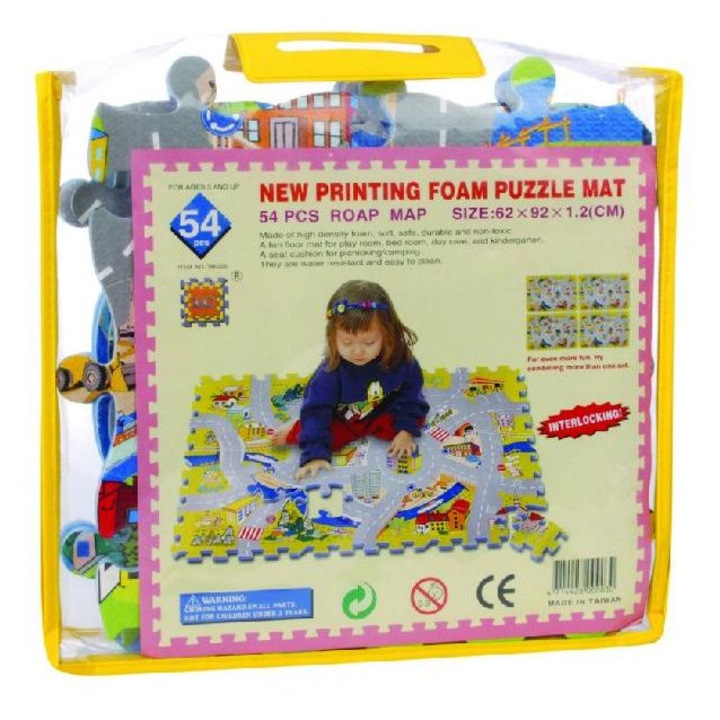 Puzzle táskában állatos 54db-os
