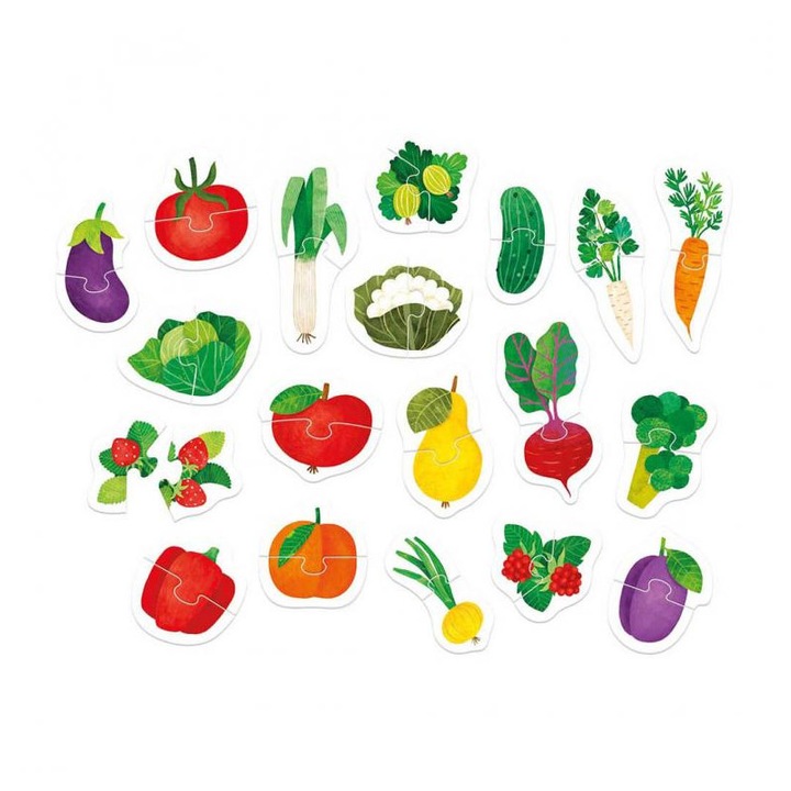 Banana Panda  Az első kirakós játékaim: Gyümölcsök és zöldségek, 19 részes