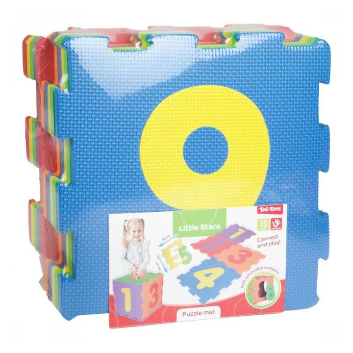 Habszivacs játékmatrac számokkal, 10 darab