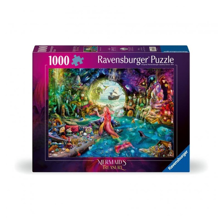 Ravensburger Пъзел Съкровището на русалката 1000 части