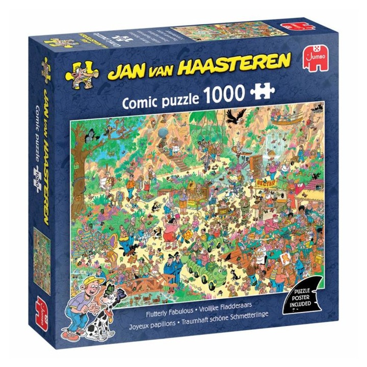 Jan Van Haasteren puzzle: Pillangó park (1000 db)