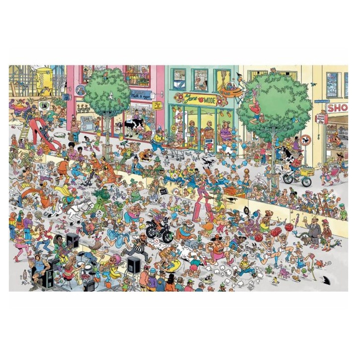Jan Van Haasteren puzzle: Városi futóverseny (1500 db)
