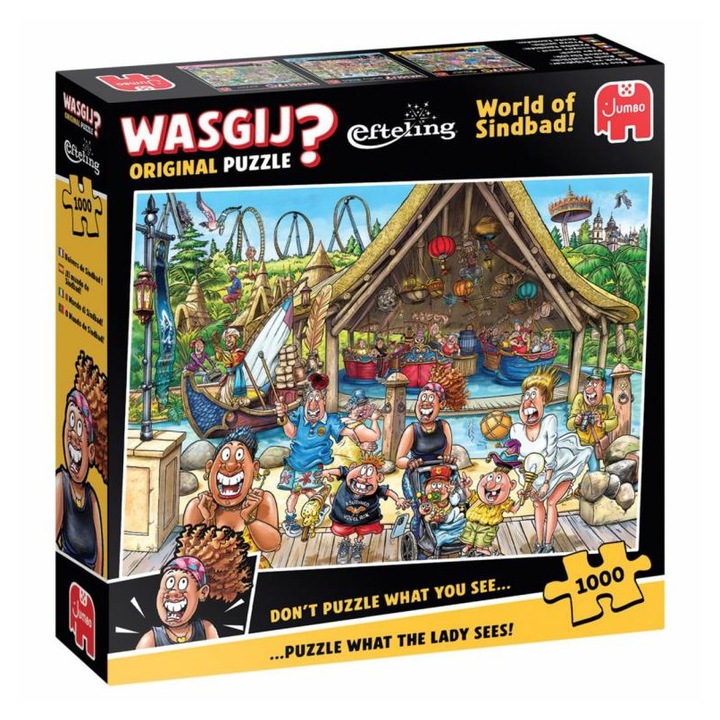 Wasgij Original puzzle Efteling - Sindbad világa, 1000 darabos