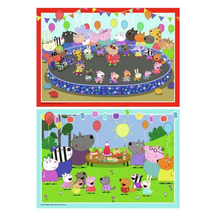 Peppa malac puzzle, 2x24 darab