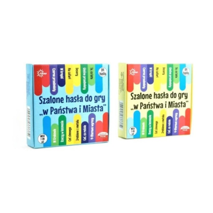 Joc de societate Panstwa Miasta, ABINO, mix modele, set
