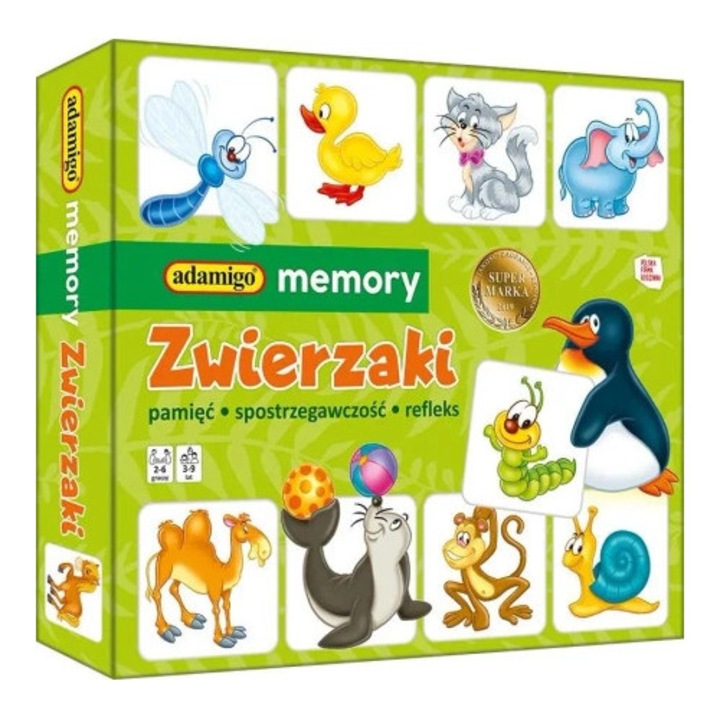 Joc de memorie Adamigo, 2-4 jucatori, 3+ ani