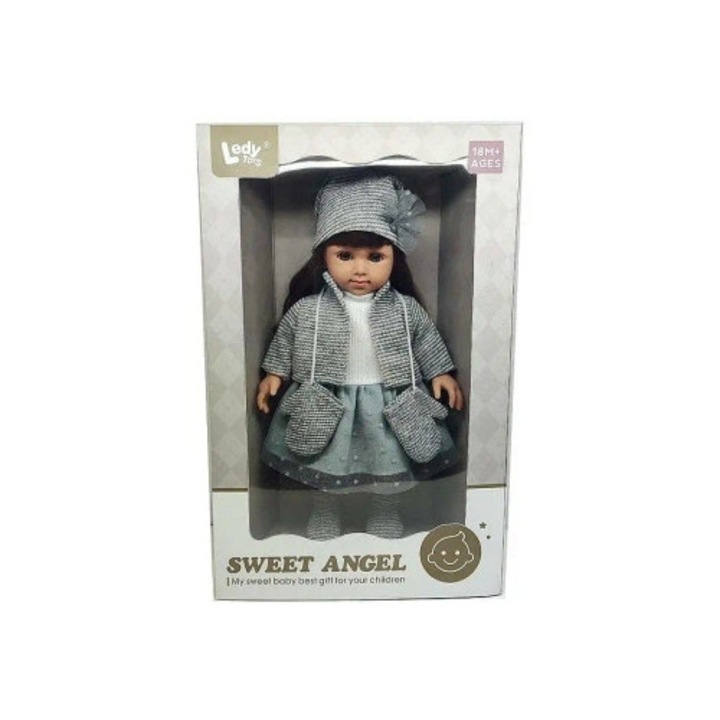 Papusa Adar 35cm, canta in poloneza, dimensiuni 43x27x10cm