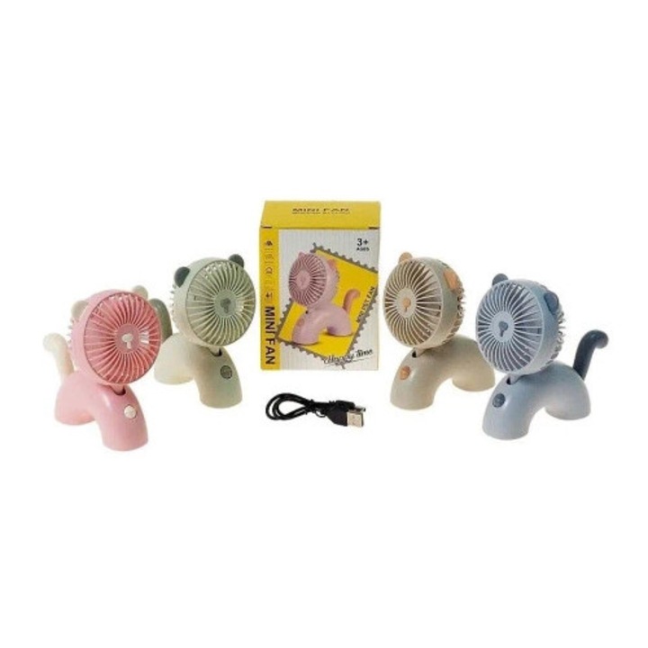 Вентилатор USB, Adar, смесен комплект, 13x10,2x7,7см