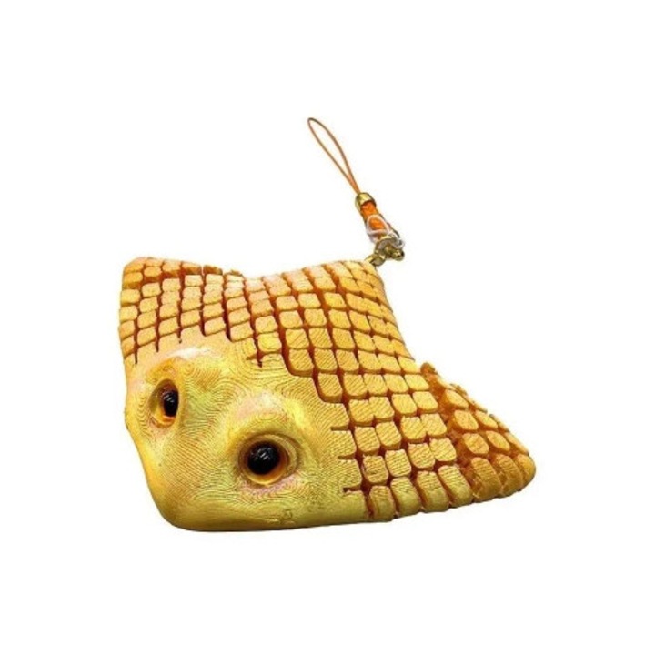 Breloc 3D cu pandantiv plaszczka, set, multicolor