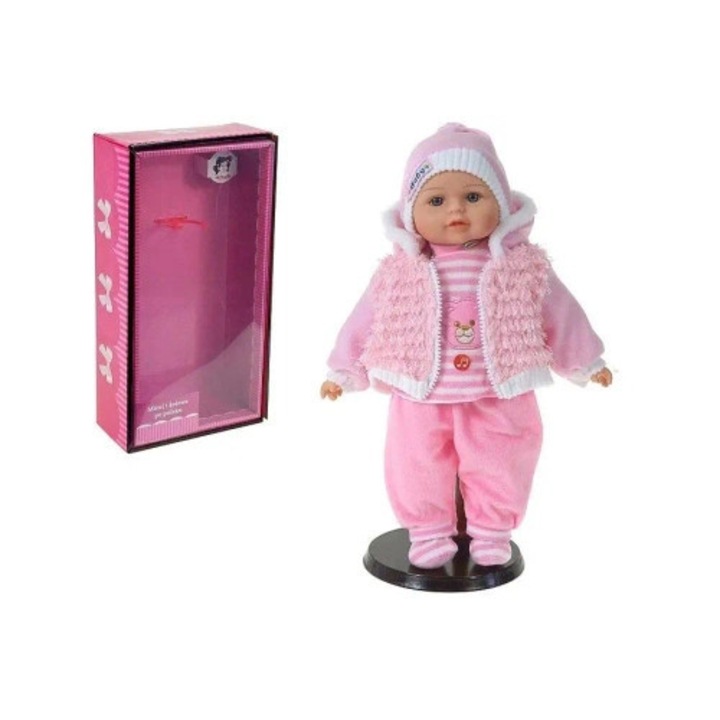 Papusa Adar 35cm, cu sunet polonez, vorbeste si canta in limba poloneza