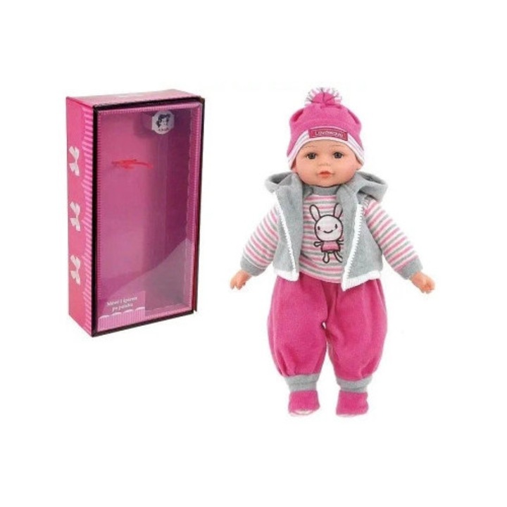 Papusa Adar 35cm, cu sunet polonez, vorbeste si canta in limba poloneza