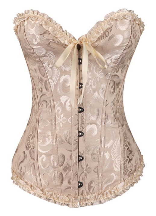 Corset, lenjerie modelatoare, cu banda de sustinere, fabricat din material elastic