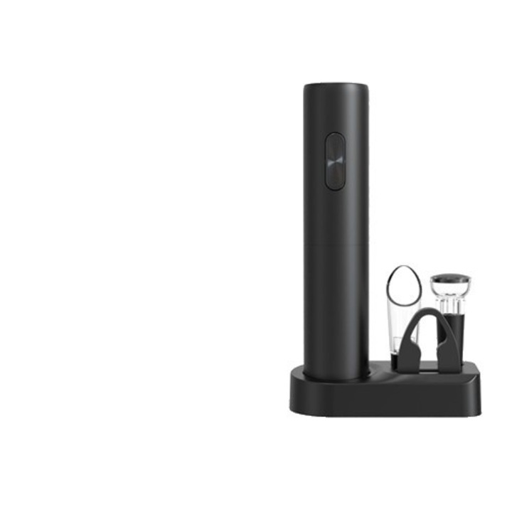 Tirbuson multifunctional electric din 5 piese, 23 x 14 cm, 4 x baterii AA, Negru