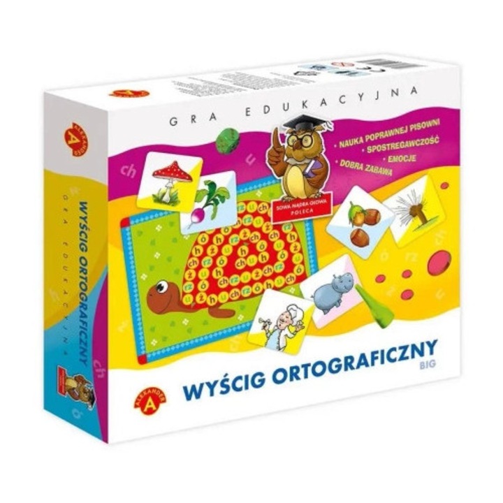 Társasjáték, Alexander, Wyscig ortograficzny, 96 tábla, többszínű