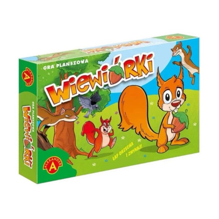 Társasjáték, Alexander, Wiewiorki big ALEX, 4 bábu, 20 zseton