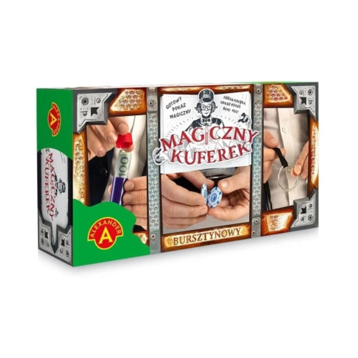 Set de magie, Alexander, Cufarul mafic, 3 trucuri, 3-12 ani