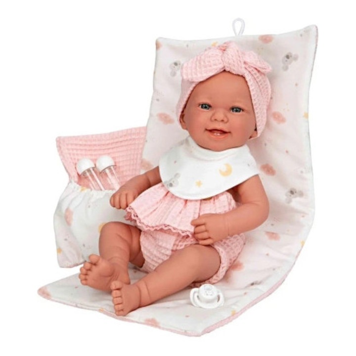 Arias baba, kislány, 42cm, kiegészítő szettel
