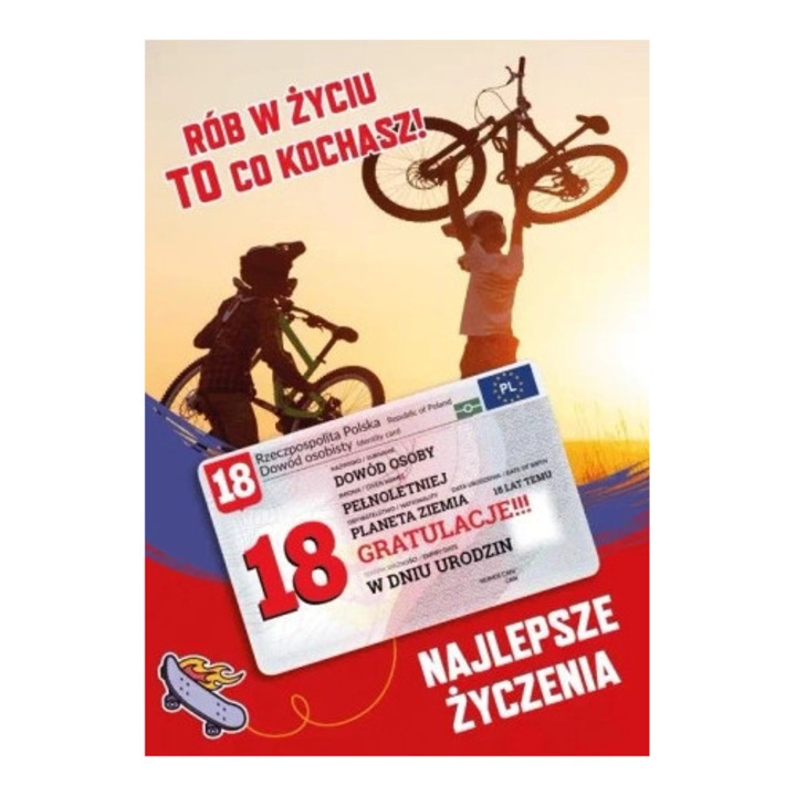 Felicitare Armin Style Karnet Urodziny 18