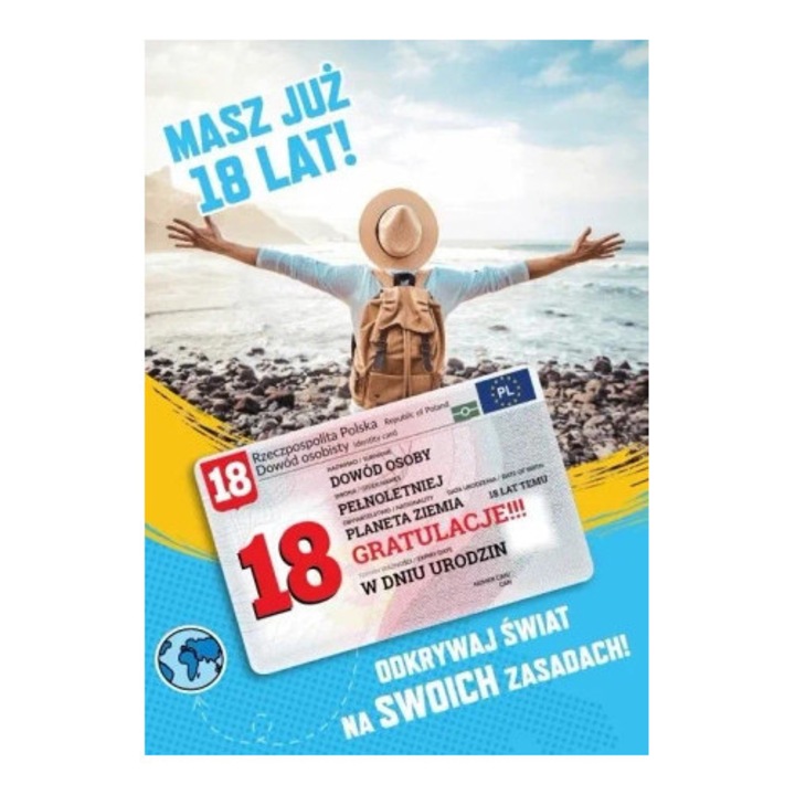 Felicitare Armin Style Karnet Urodziny 18