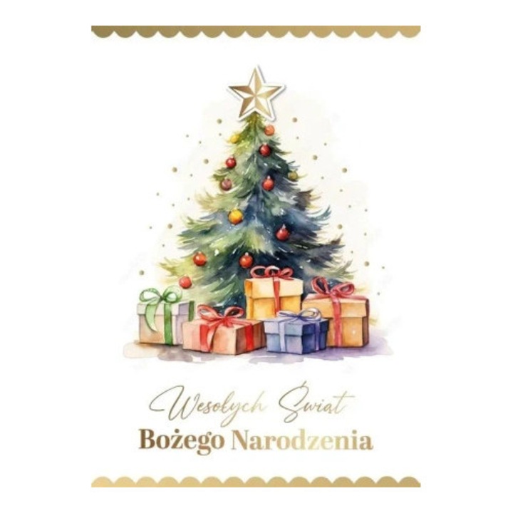 Felicitare Armin Style, Karnet Craciun, cu elemente 3D, format B6