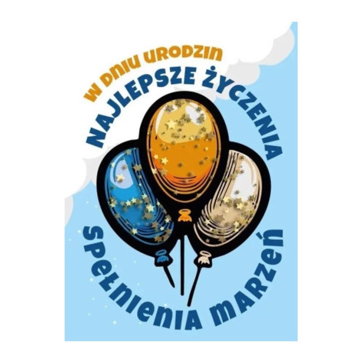 Felicitare Karnet Konfetti, Armin Style, B6, elemente aurii, design cu stele