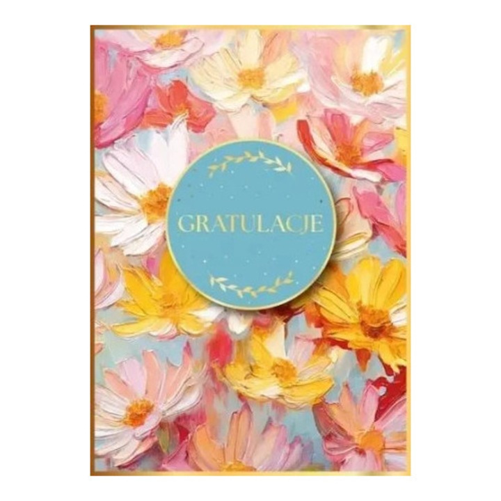 Felicitare Armin Style, Karnet Gratulacje, B6, cu zloceniami si elemente spatiale