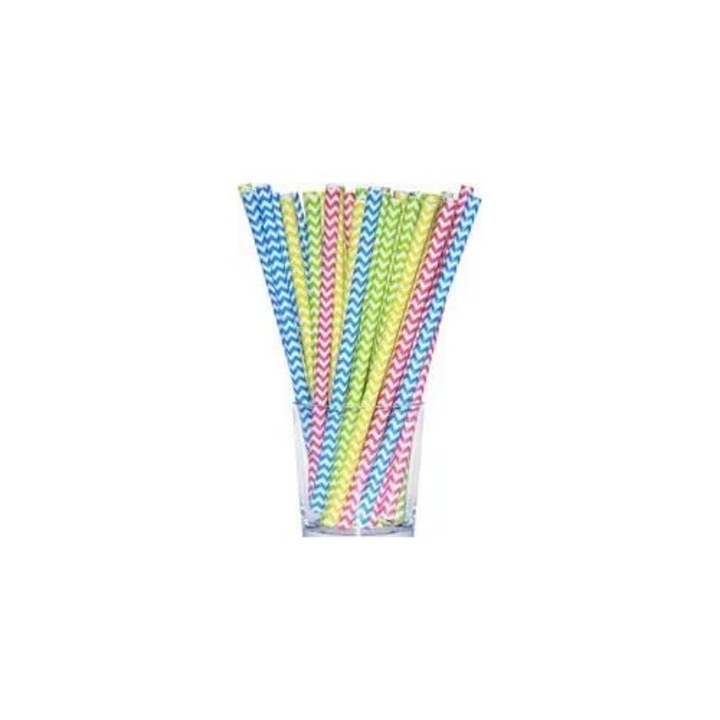 Arpex koktél szívószál, lime színű, 8mm, 10 darabos szett