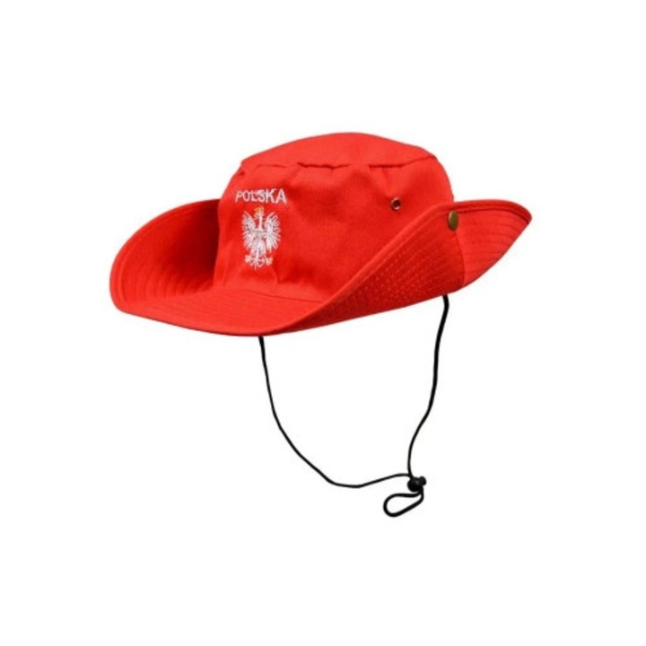 Arpex cowboy kalap, fehér-piros, univerzális méret, farsangi szett