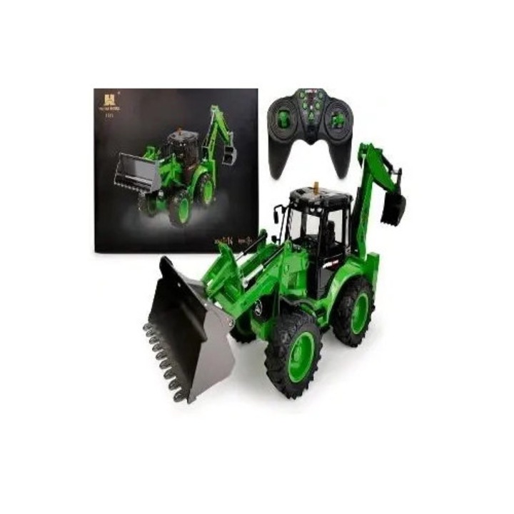 Excavator RC Artyk, 35 cm, 2,4 GHz, cu acumulator, set complet