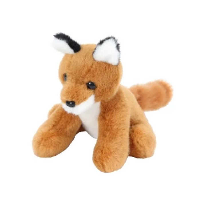 Jucarie de plus Beppe, 13cm, model vulpe, Maro