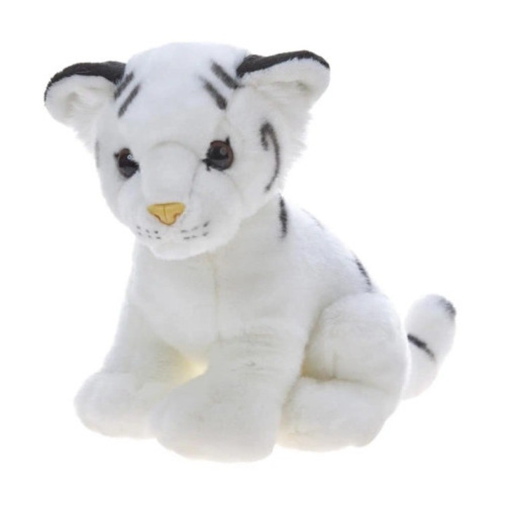 Jucarie de plus Beppe, tigru alb, 20cm