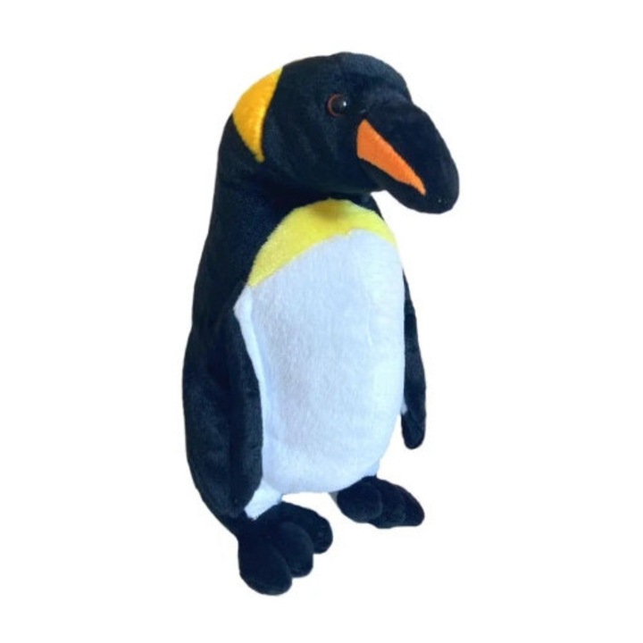 Jucarie de plus Beppe, pinguin, 28cm, negru/alb