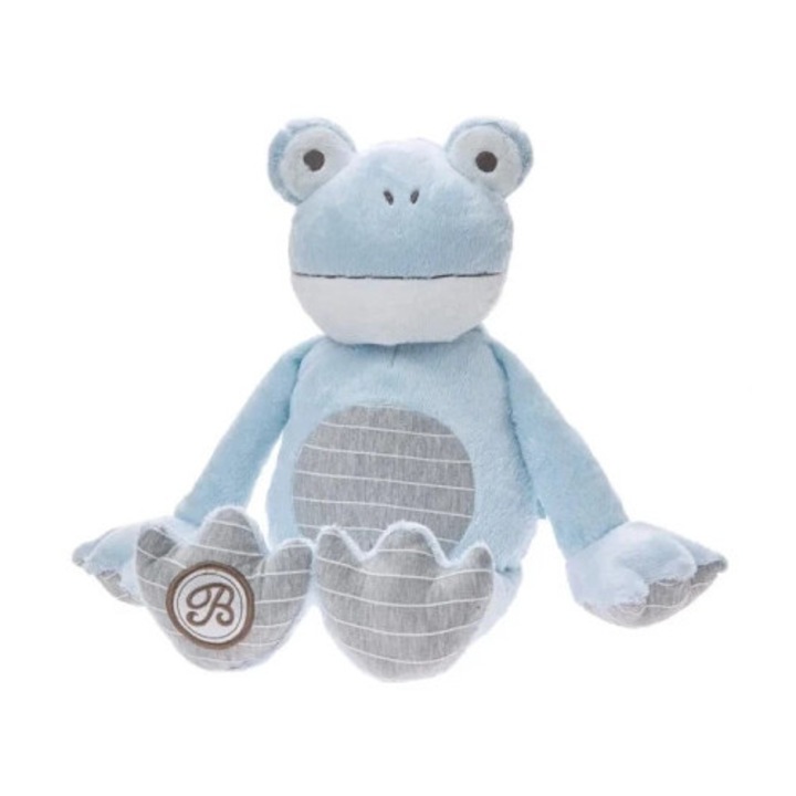 Jucarie de plus Beppe, model broasca, 30cm, albastru