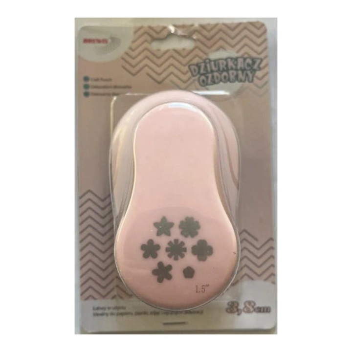 Perforator decorativ BREWIS 3.8cm, set mix de modele