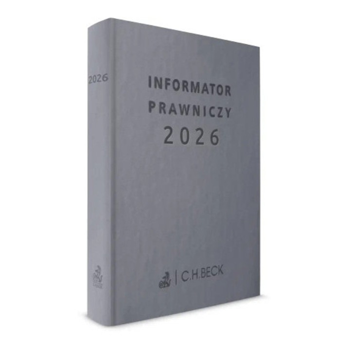 Jogi informátor 2026, C.H. Beck, A5 formátum, 145x205mm, napi naptár, jogi intézmények listája